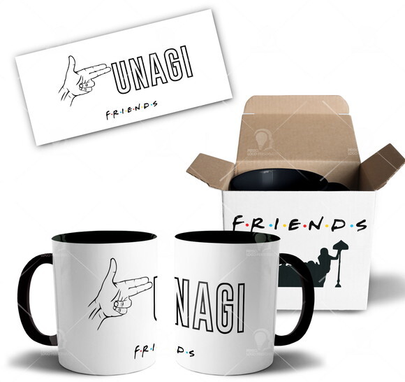 Caneca Série Friends Seriado+ caixinha personalizada Mod 006