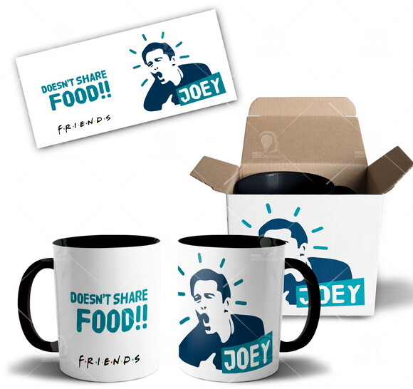 Caneca Série Friends Seriado+ caixinha personalizada Mod 005