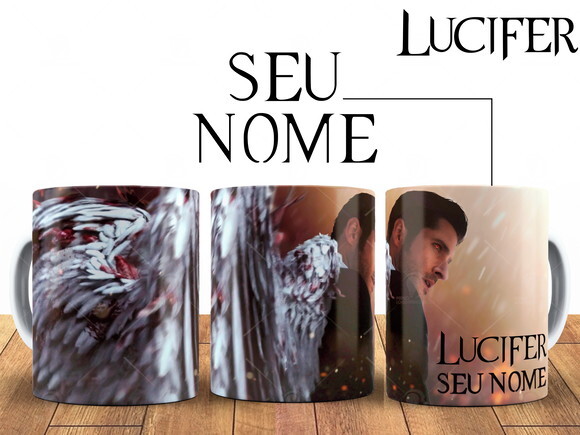 Caneca Série Lúcifer com Nome Personalizado