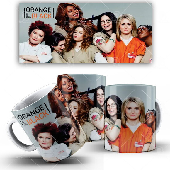 Caneca Série Orange Is the New Black + Caixinha Mod 001