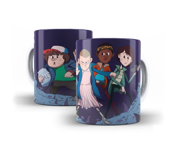 Caneca Série Stranger Things Desenho