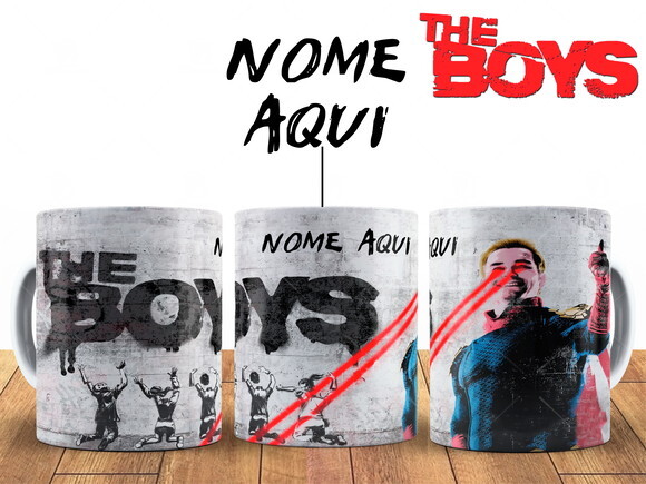 Caneca Série The Boys com Nome Personalizado