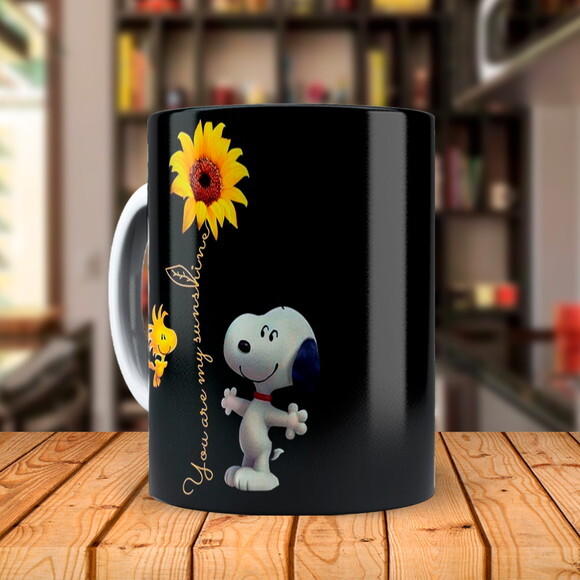 Caneca Snoopy Personalizado com Nome