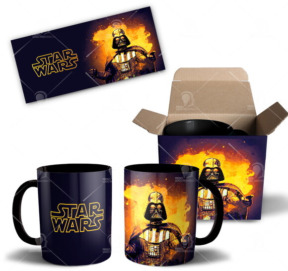 Caneca Star Wars Darth Vader + Caixinha personalizada