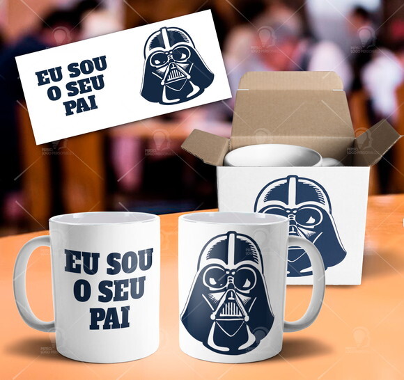Caneca Star Wars Darth Vader Eu sou o Seu Pai + Caixinha