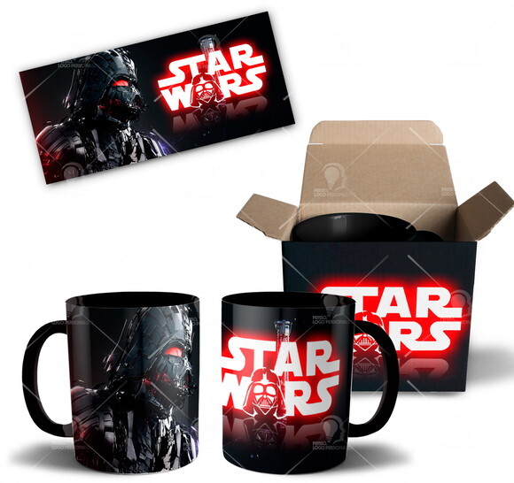 Caneca Star Wars Darth Vader + Caixinha personalizada