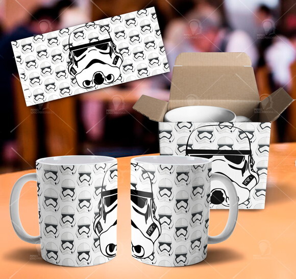 Caneca Star Wars Stormtrooper + Caixinha personalizada