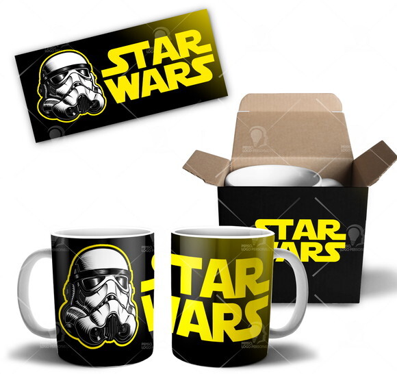 Caneca Star Wars Stormtrooper + Caixinha personalizada
