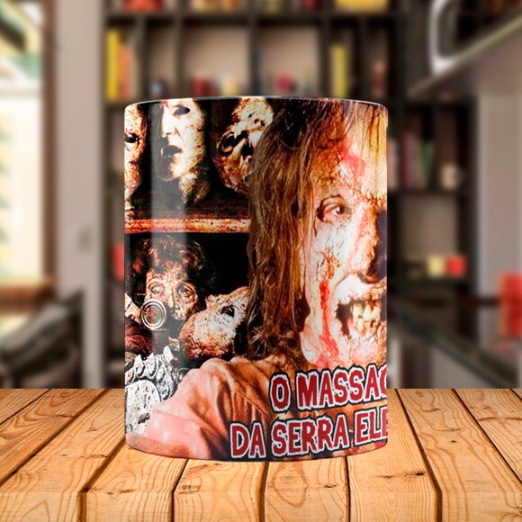 Caneca Terror Massacre da Serra Elétrica com Nome