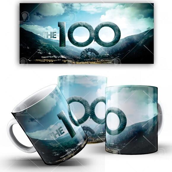 Caneca The 100 Série seriado Netflix + Caixinha Mod 002
