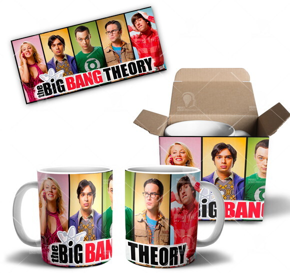 Caneca The Big Theory Série + Caixa Personalizada Mod 05