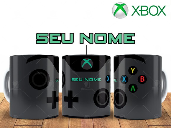 Caneca Xbox Personalizada com Seu Nome