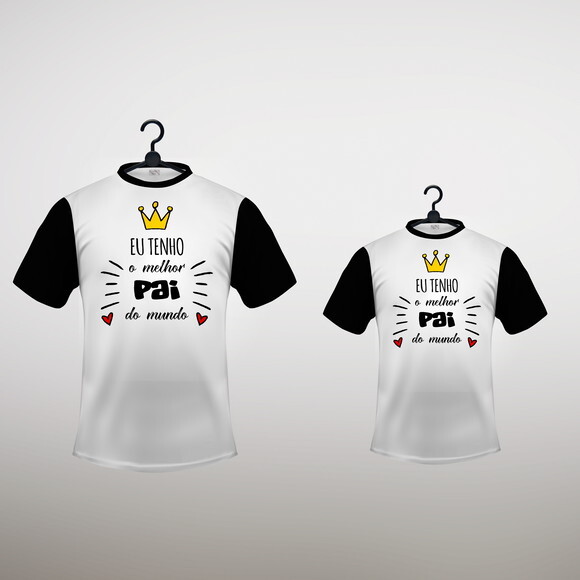 Kit 2 Camisetas Pai E Filho Vários Modelos - Mod 005