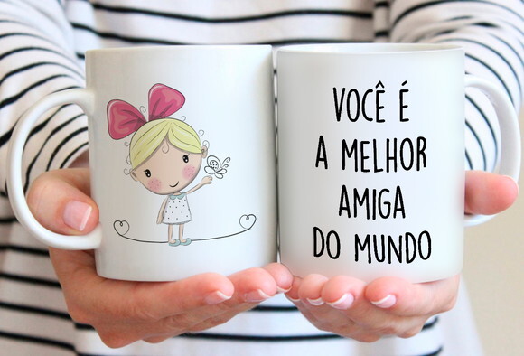 Kit 2 Canecas - Melhor Amiga do Mundo