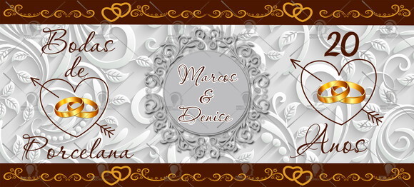 Kit 2 Canecas Mágicas Bodas de Porcelana + Caixinha
