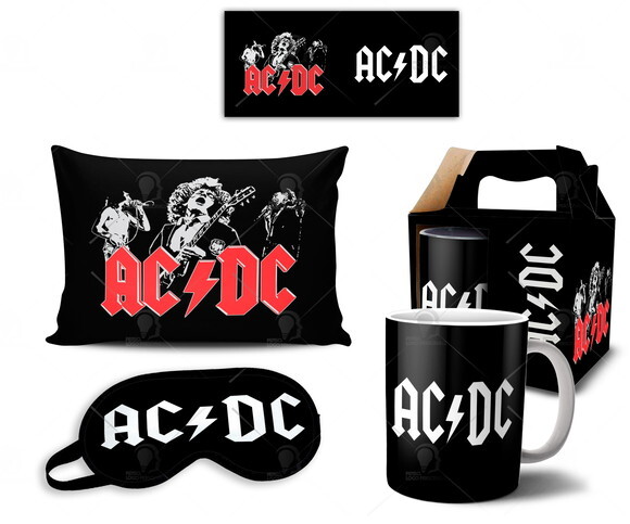 Kit Personalizado Banda ACDC Rock ac/dc- Mod 0003