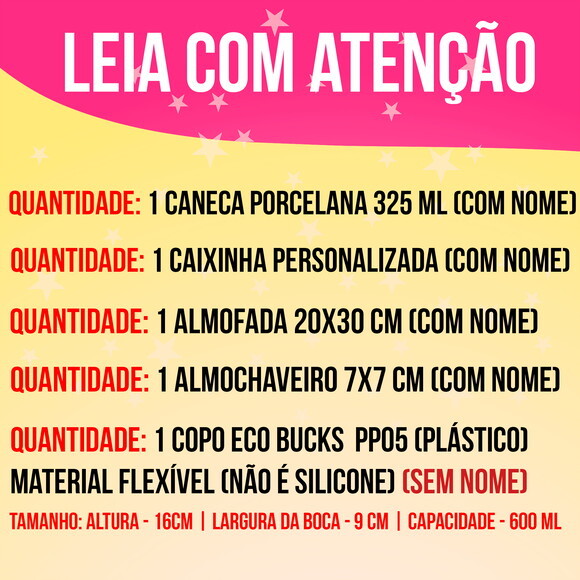 Kit Personalizado Harry Potter Expecto Patronum com Nome