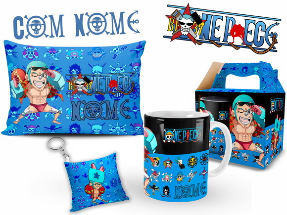 Kit Personalizado One Piece Franky com Nome
