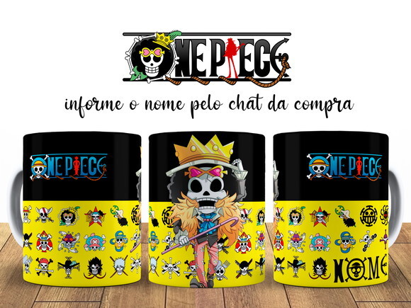 Kit Personalizado One Piece Brook com Nome