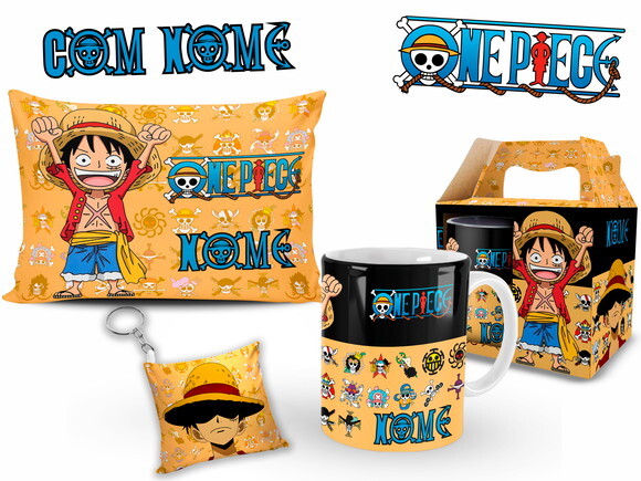 Kit Personalizado One Piece Luffy com Nome