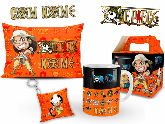 Kit Personalizado One Piece Usopp com Nome