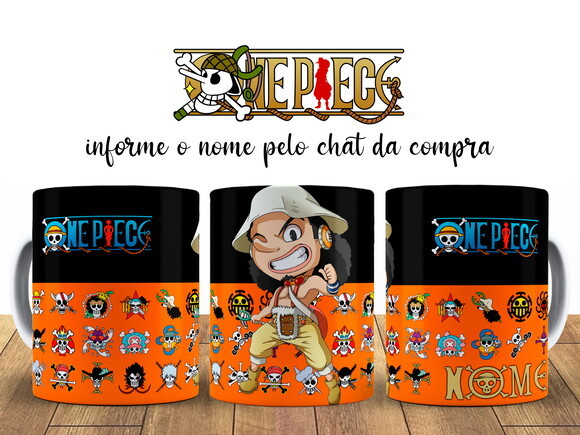Kit Personalizado One Piece Usopp com Nome