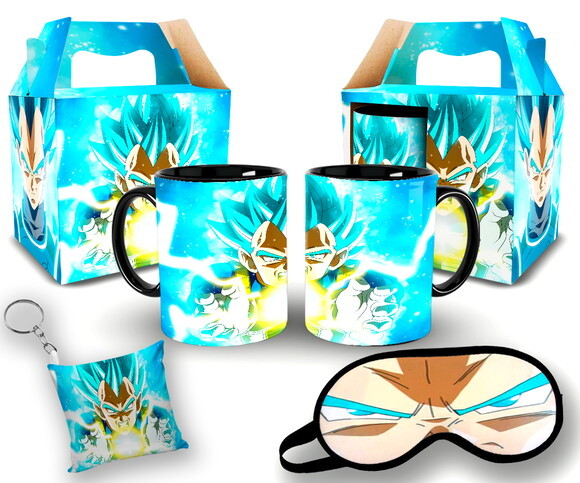 Kit Personalizado Para Presente Dragon Ball Super Vegeta SSJ