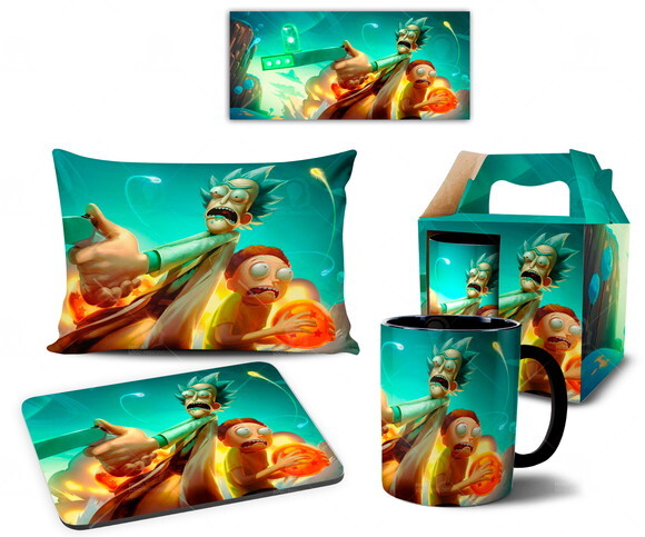 Kit Personalizado Rick e Morty Série Netflix - Mod 005