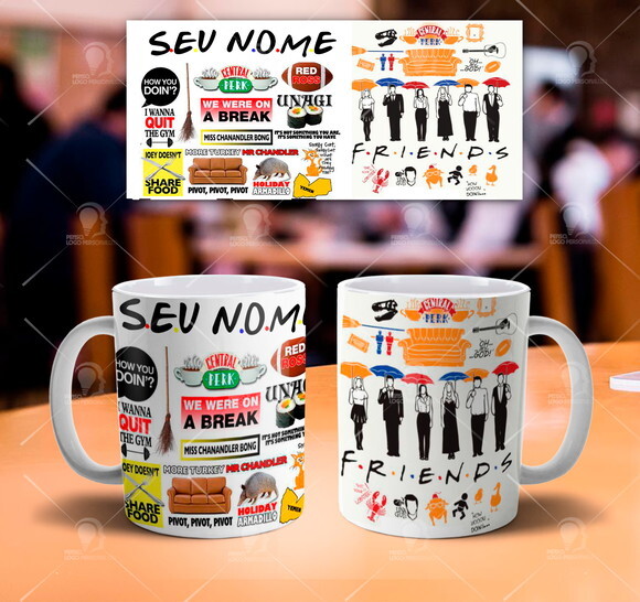Kit personalizado Série Friends com Nome