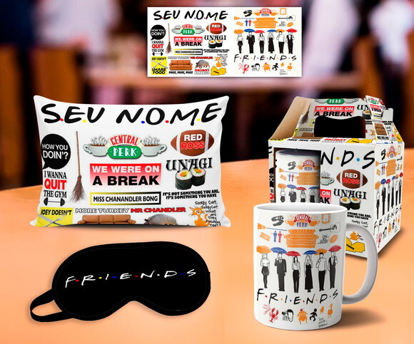 Kit personalizado Série Friends com Nome