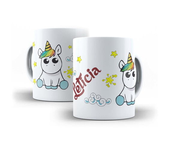 Kit personalizado Unicórnio com Nome - Mod 007