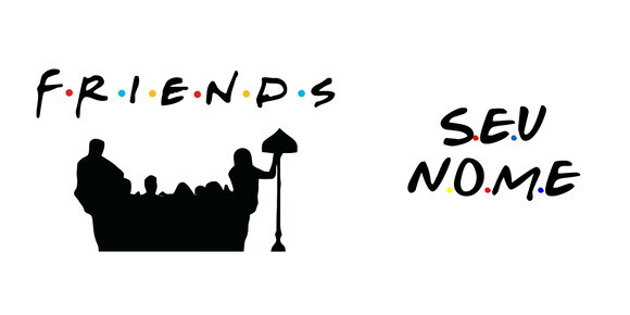 Xícara De Café Mágica Personalizada Seriado Friends Com Nome