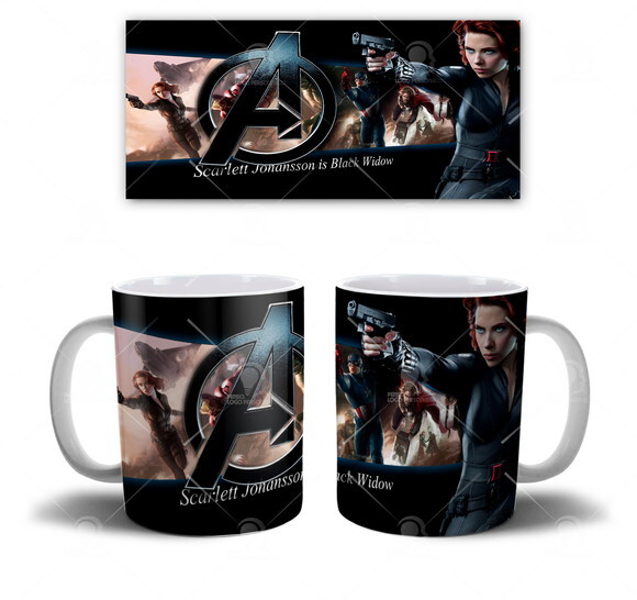 Kit personalizado Viúva Negra Vingadores Avengers
