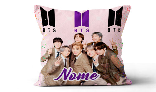 Caneca Mágica BTS + Kit Camiseta BTS KPOP com Nome