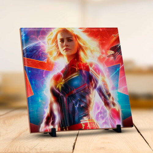 Azulejo Decorativo Capitã Marvel 20x20 cm #1!!!