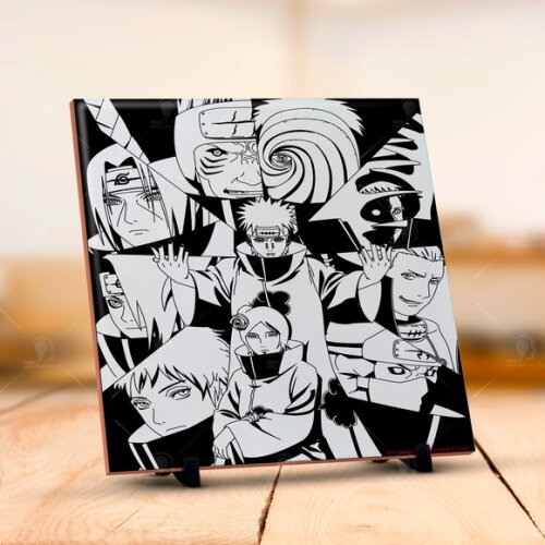 Azulejo Personalizado Akatsuki Naruto Shippuden - Mod 001