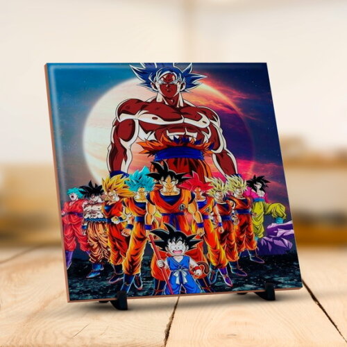 Azulejo Personalizado Dragon Ball Z Super Goku E Cia #5