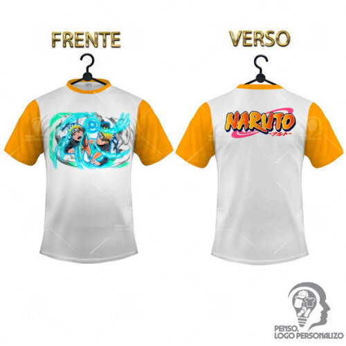 Camisa Raglan Naruto Shippuden Personalizada Mod010
