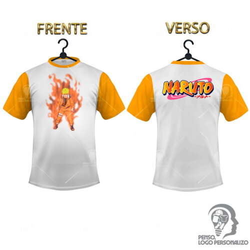 Camisa Raglan Naruto Shippuden Personalizada Mod011