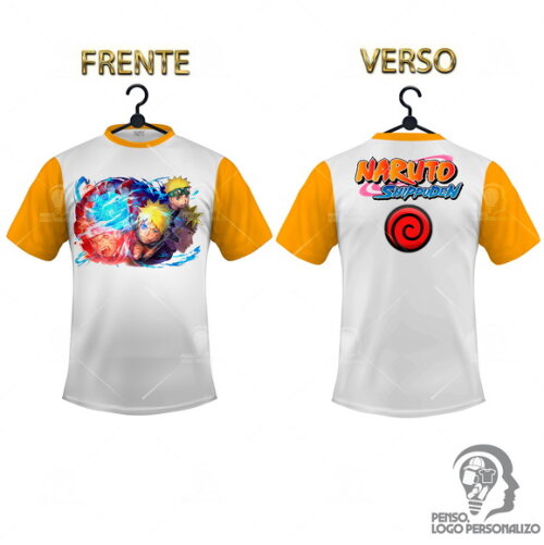 Camisa Raglan Naruto Shippuden Personalizada Mod022