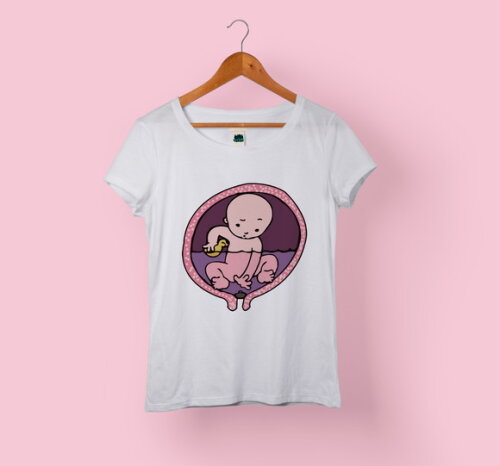 Camiseta Babylook Gestante Grávida Vários Modelos - Mod 003