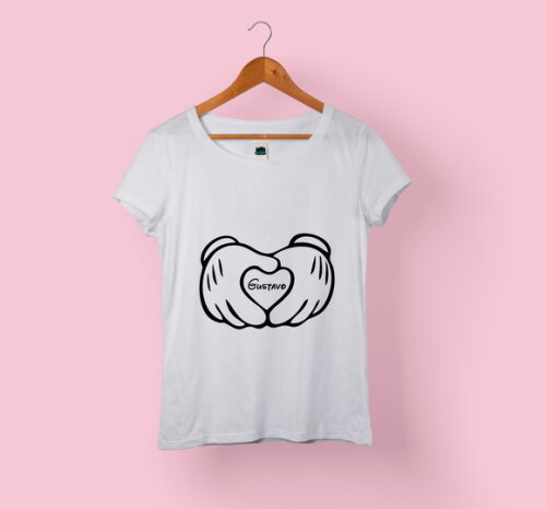 Camiseta Babylook Gestante Grávida Vários Modelos - Mod 014