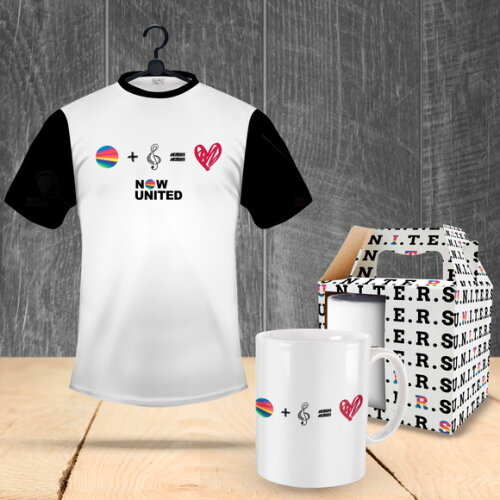 Caneca + Camiseta Personalizada Now United - Mod 001