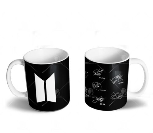 Caneca + Camiseta Personalizada BTS K-POP - Mod 001