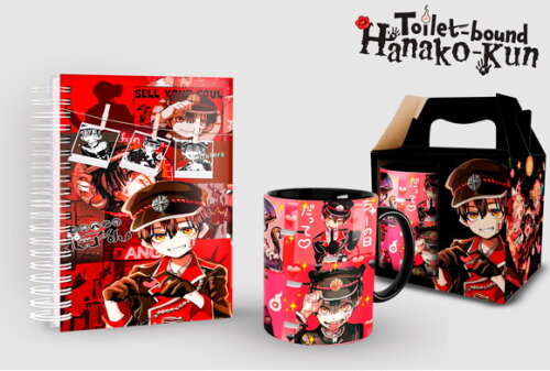 Caneca + Kit Agenda Toilet-bound Hanako-kun com Nome