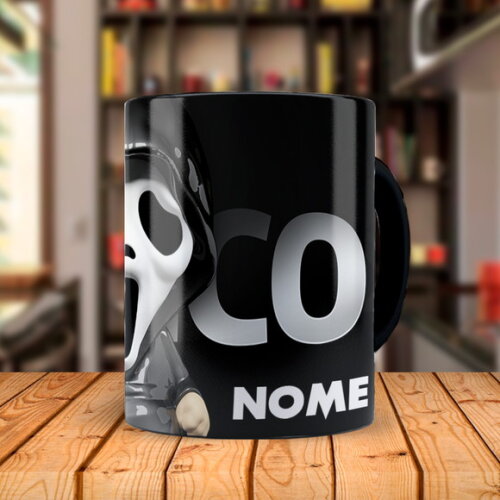 Caneca + Kit Filme Pânico Ghostface Scream