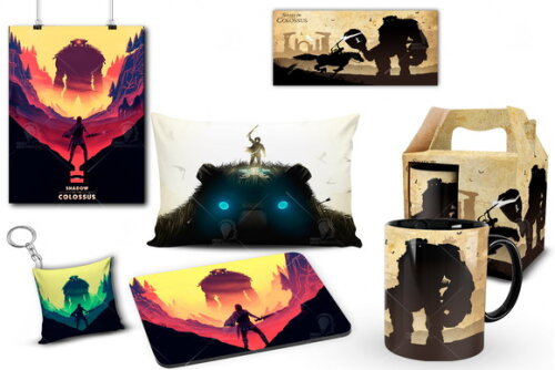 Caneca + Kit Game Jogo Shadow Of The Colossus - Mod 001