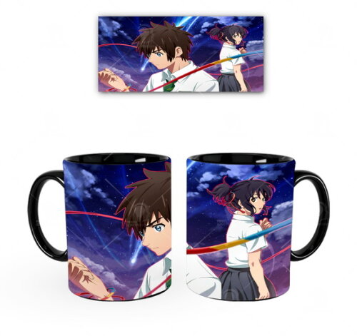 Caneca + Kit Geek Anime Your Name Netflix - Mod 002