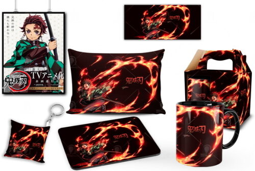Caneca + Kit Geek Demon Slayer Kimetsu No Yaiba - Mod 002