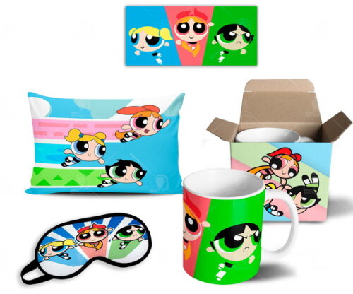Caneca + Kit Meninas Super poderosas - Promoção - Mod 002